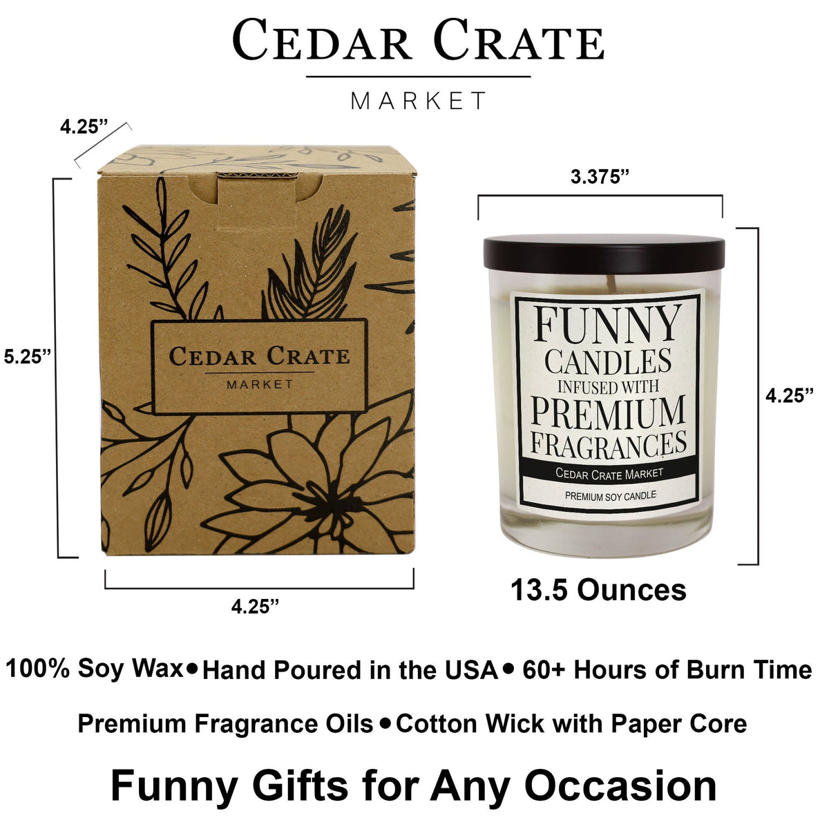 Funny Christmas Candles - Smells Like Christmas Magic Soy