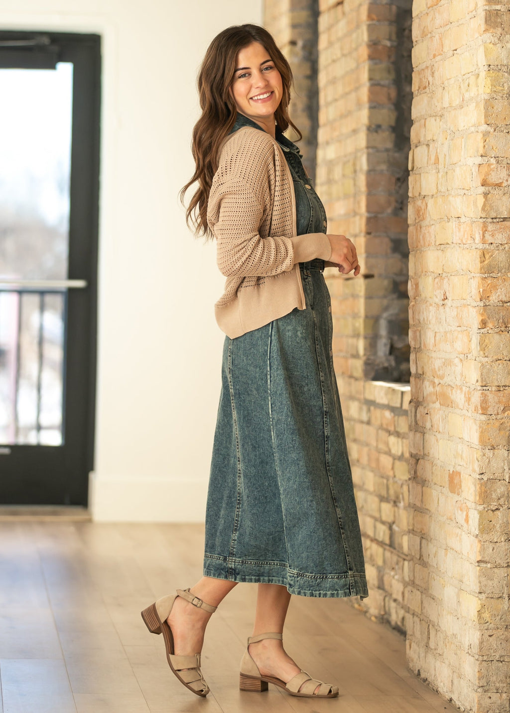 Tate Crochet Open Knit Cardigan